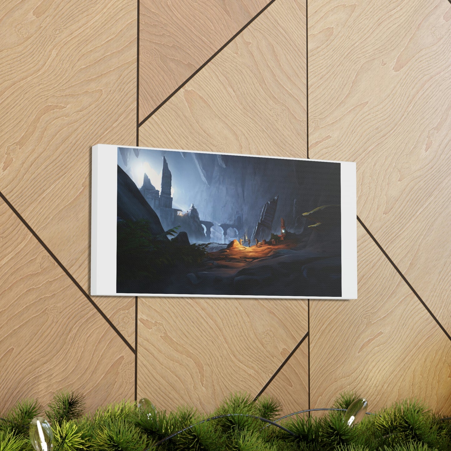 Central Veins - Embers Adrift Canvas Art