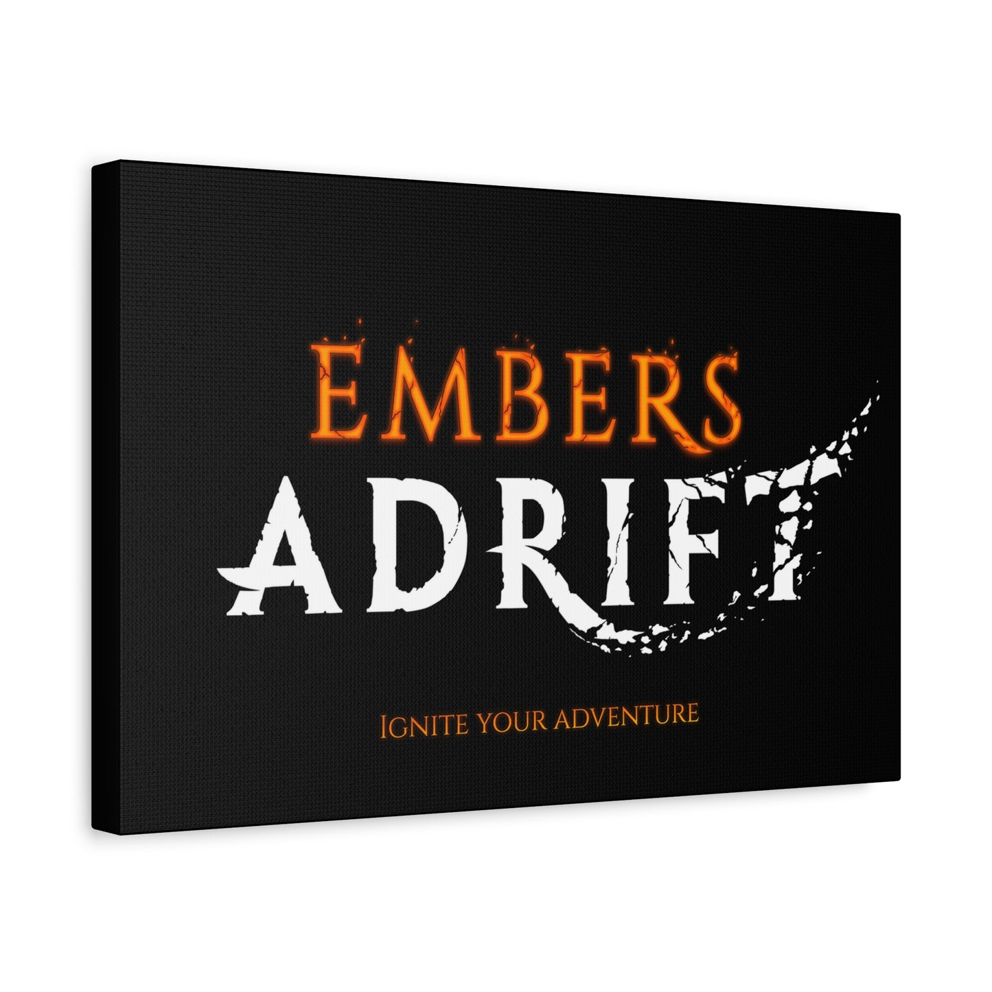 Embers Adrift Logo with Tagline Wall Art