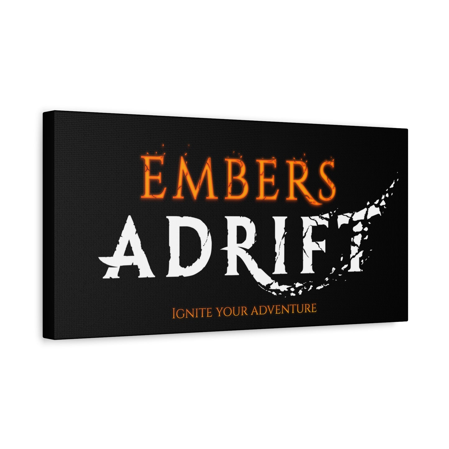 Embers Adrift Logo with Tagline Wall Art