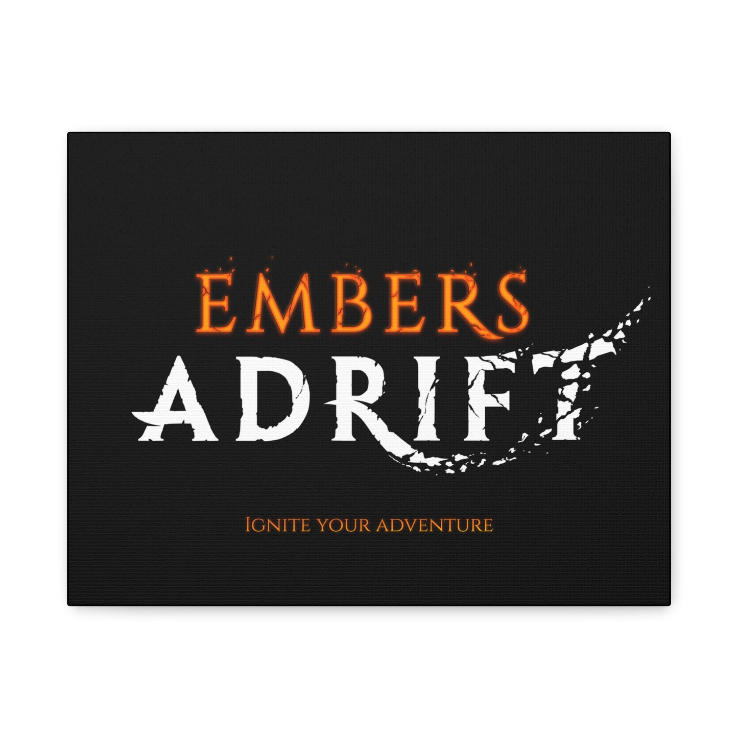 Embers Adrift Logo with Tagline Wall Art