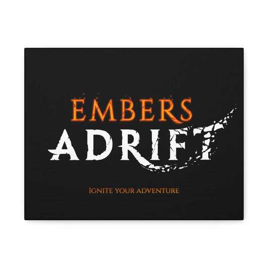 Embers Adrift Logo with Tagline Wall Art