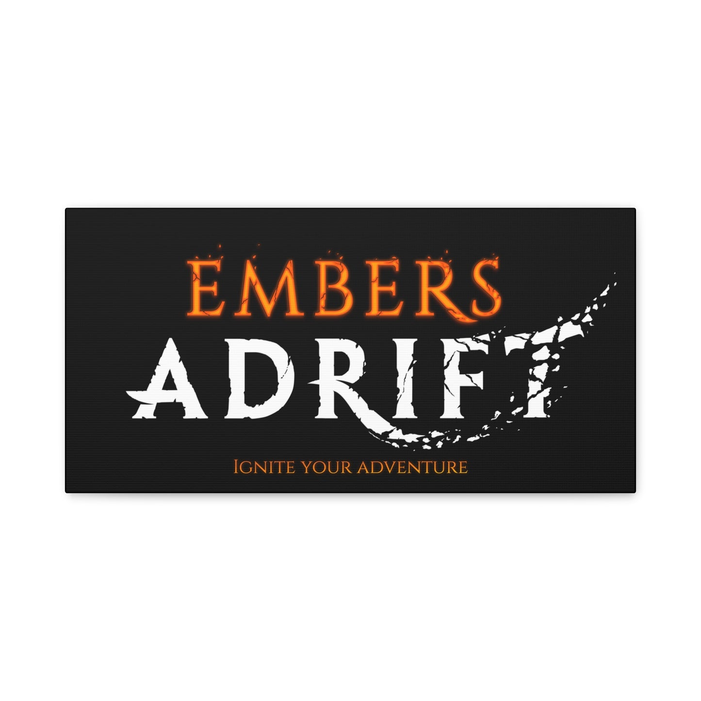 Embers Adrift Logo with Tagline Wall Art