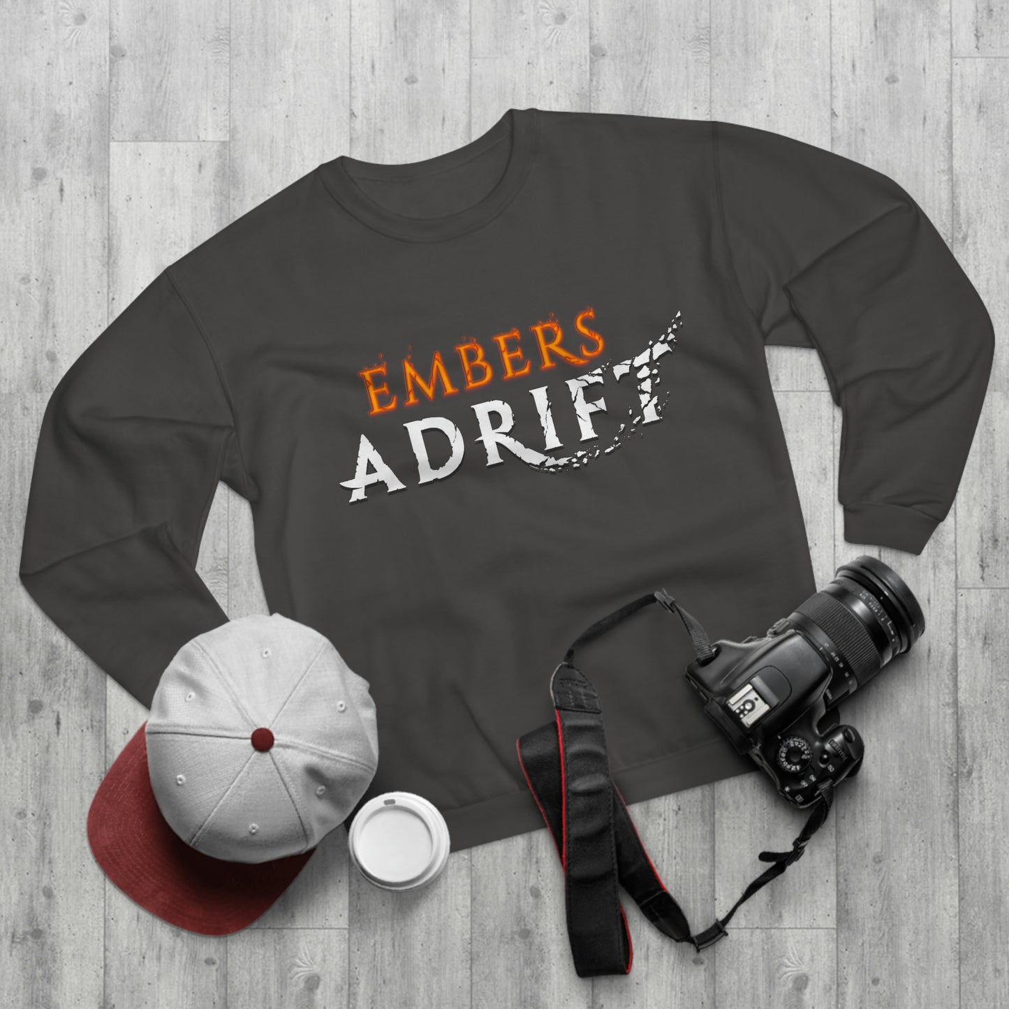 Embers Adrift Crew Neck Sweatshirt (Unisex)