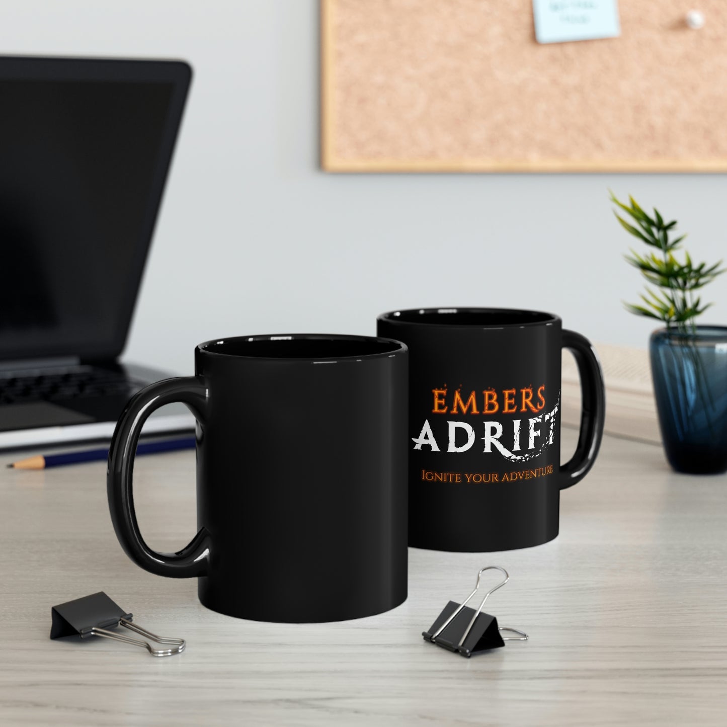 Embers Adrift 11oz Black Mug