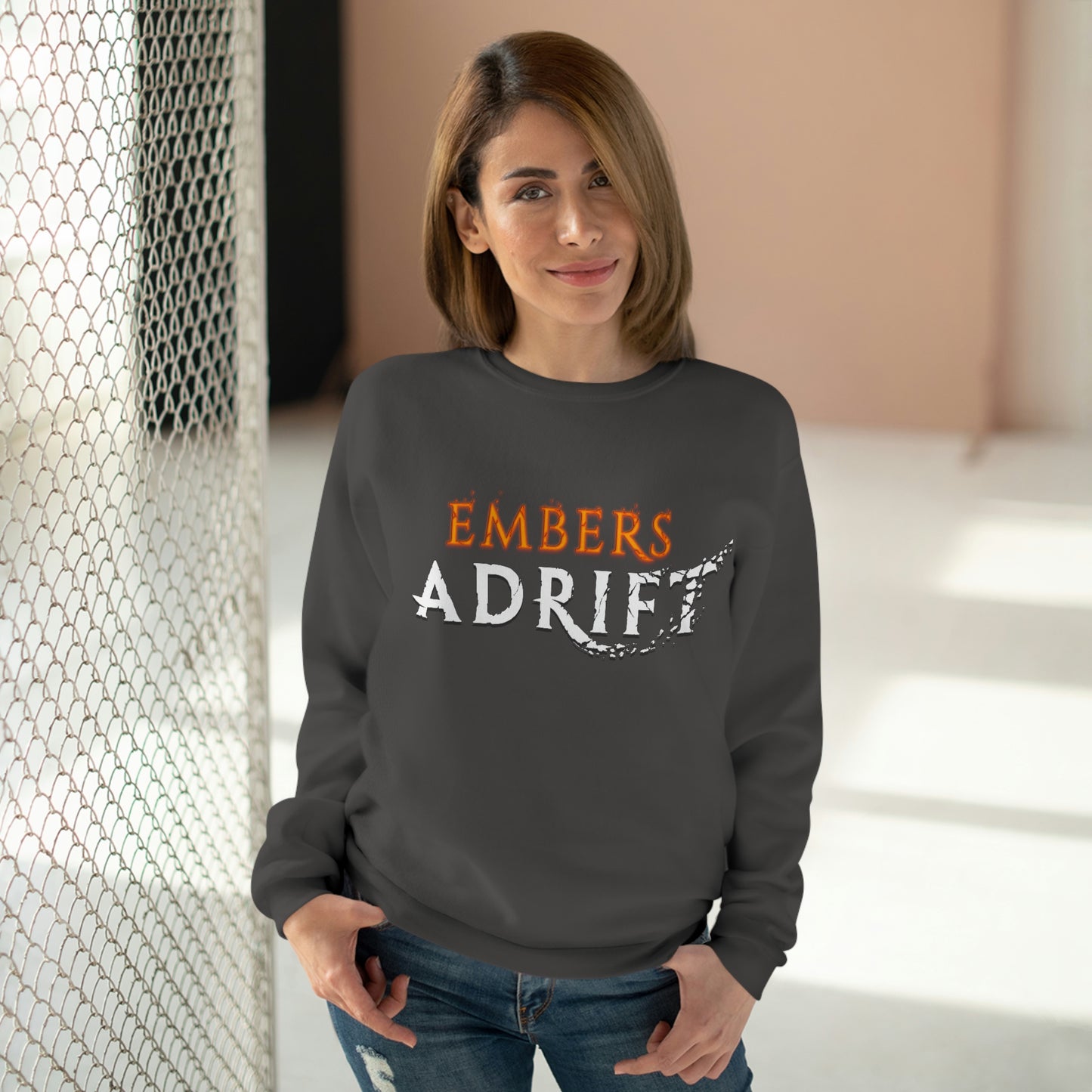 Embers Adrift Crew Neck Sweatshirt (Unisex)