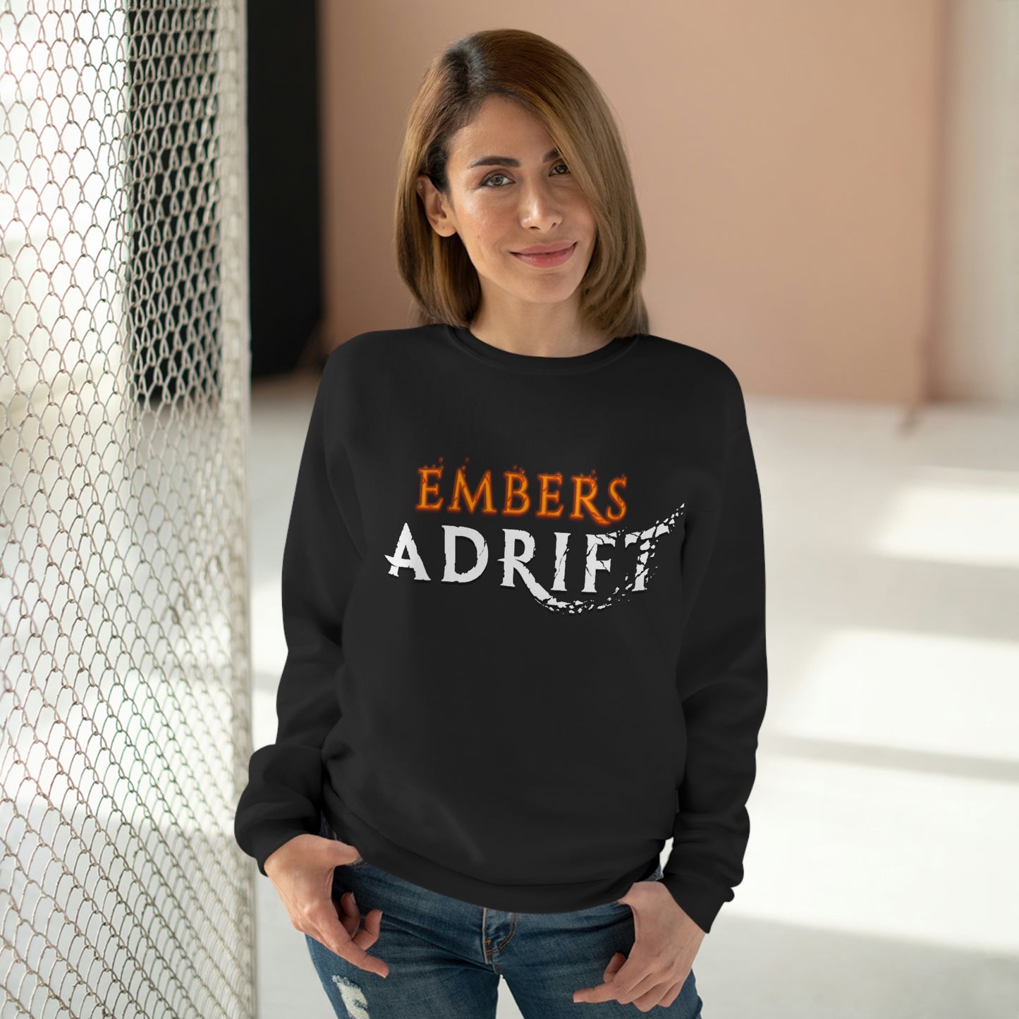 Embers Adrift Crew Neck Sweatshirt (Unisex)