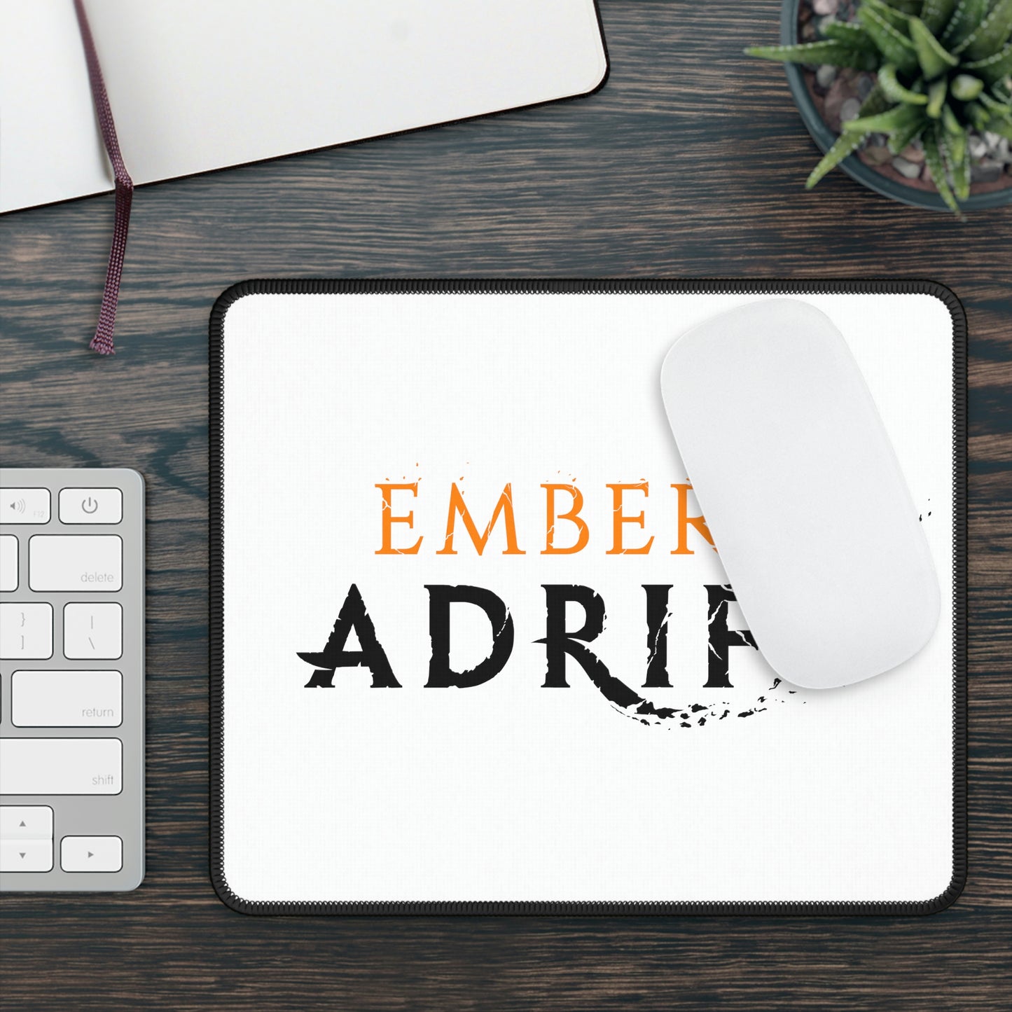 Embers Adrift White Gaming Mouse Pad